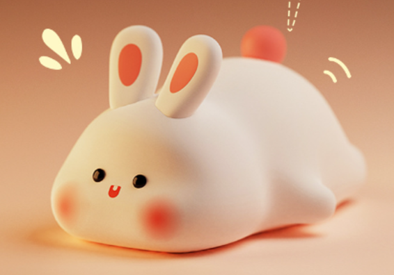 Rabbit Silicone Lamp