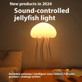 Jellyfish Mood Lamp LED Jellyfish Night Light Portable Jellyfish Lamp Jellyfish Decorations Smart Table Lamp For Bedside Desk